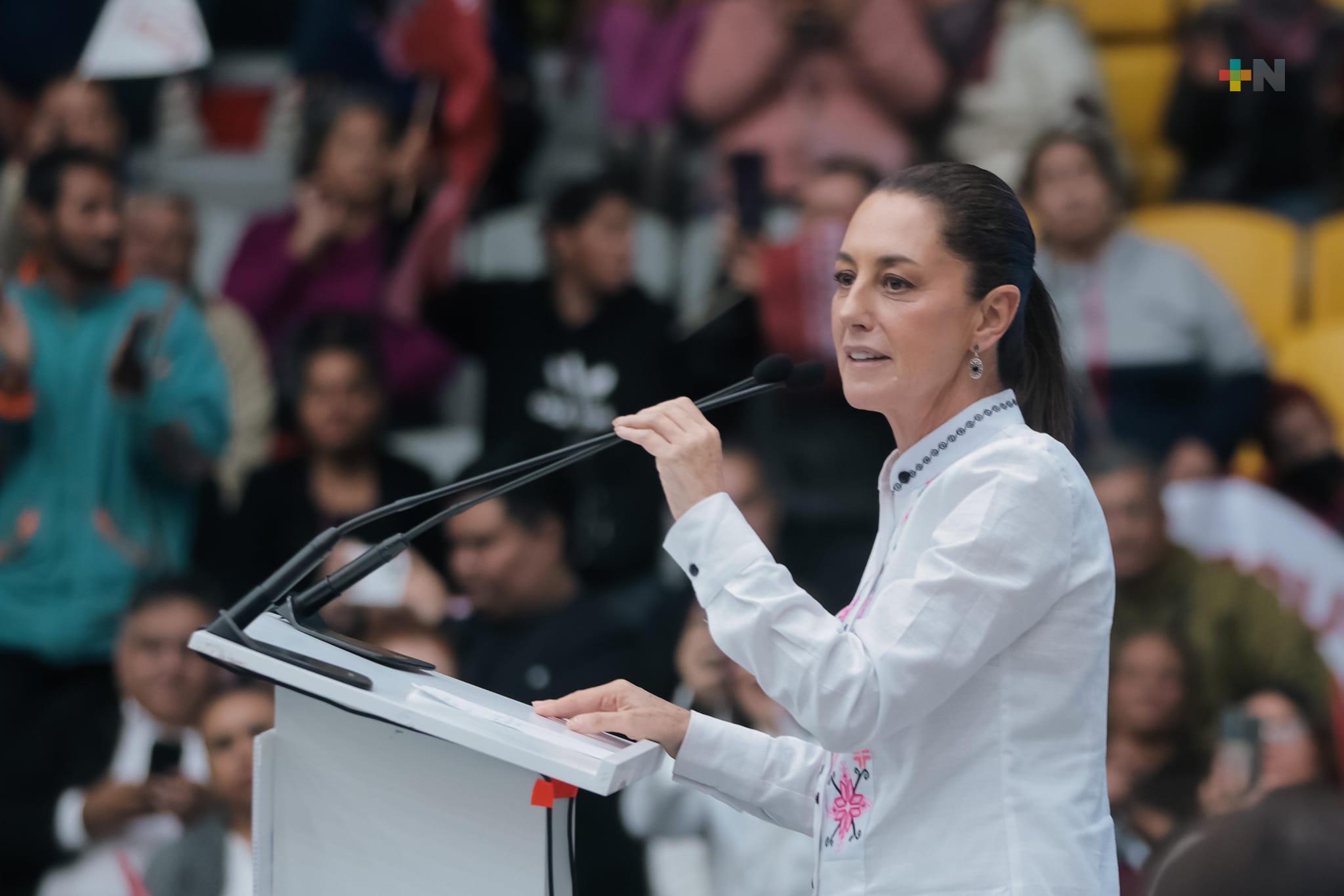 Claudia Sheinbaum iniciará en Veracruz precampaña rumbo al proceso electoral 2024