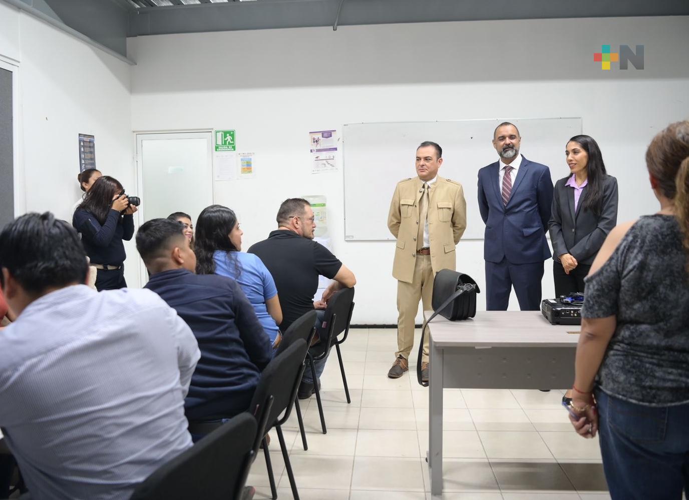 Capacitación y actualización del personal, prioritarias en la FGE