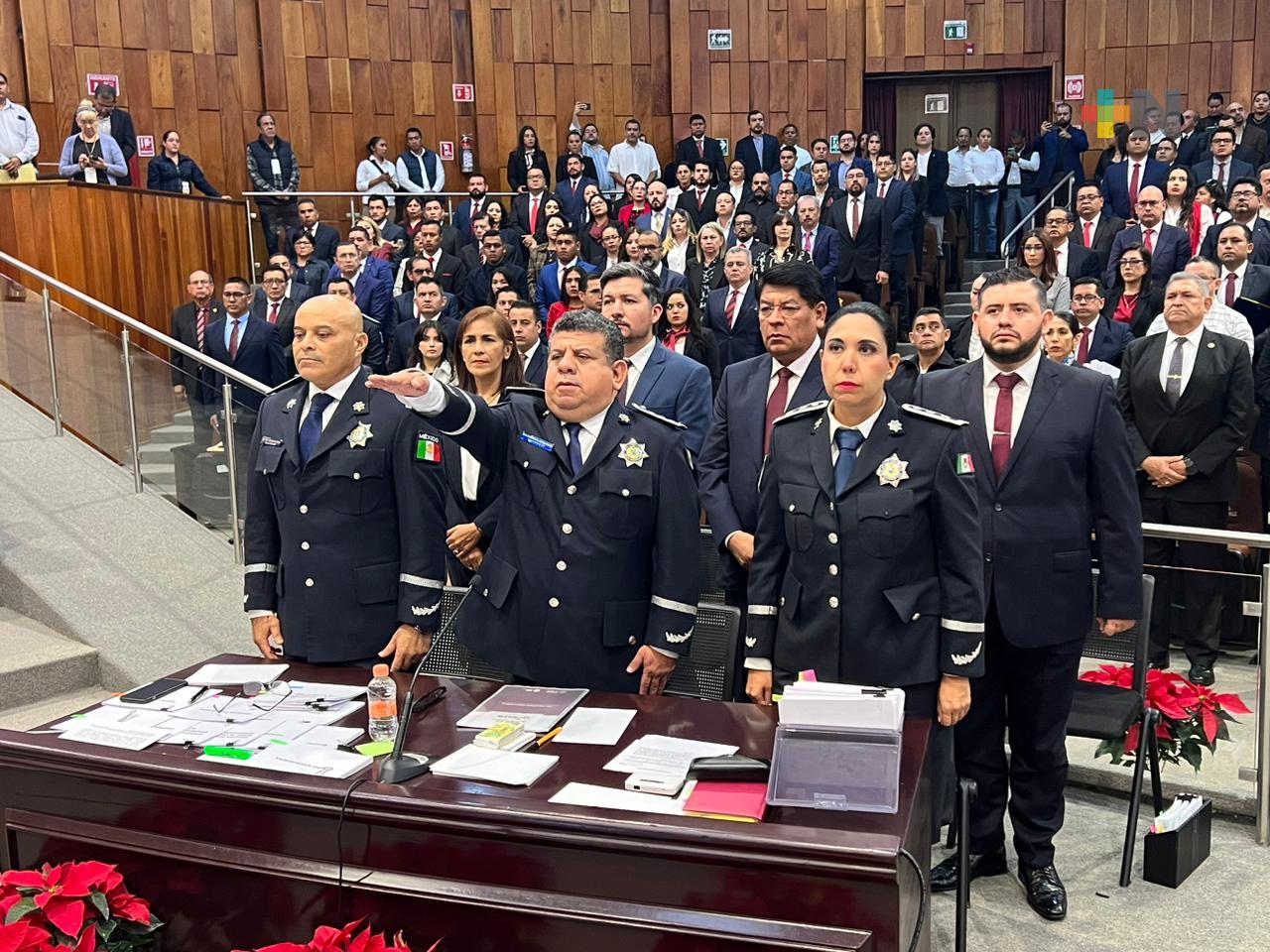 Comparece el secretario de Seguridad Pública, Cuauhtémoc Zuñiga ante el Congreso del Estado