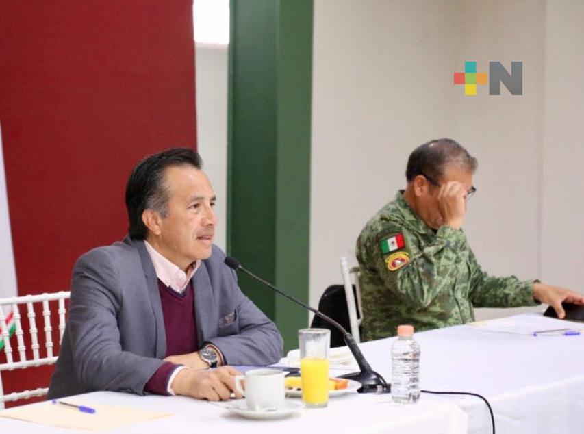 Seguimos construyendo un Veracruz más seguro: Cuitláhuac García