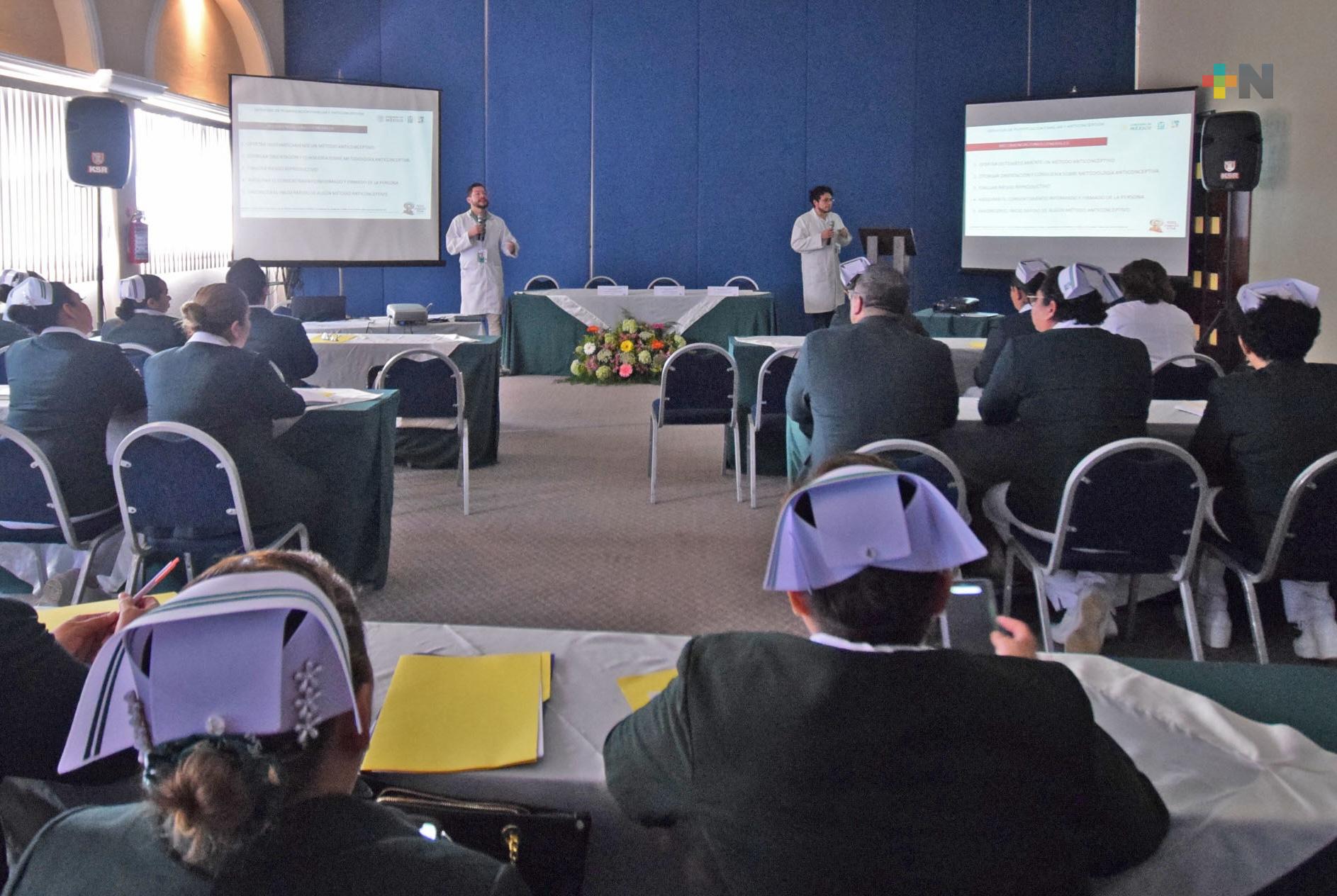 Impartió IMSS Veracruz Norte curso sobre Planificación familiar y anticoncepción
