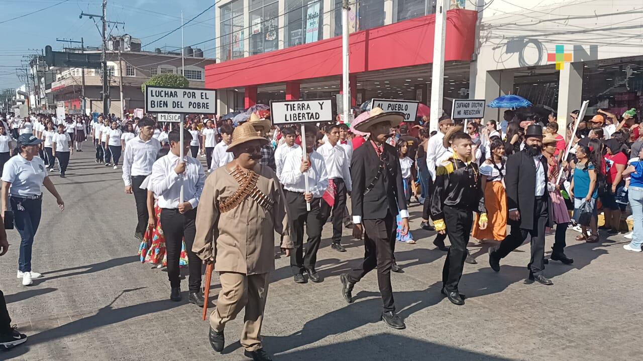 En Martínez de la Torre se realizó sin incidentes desfile conmemorativo a la Revolución Mexicana