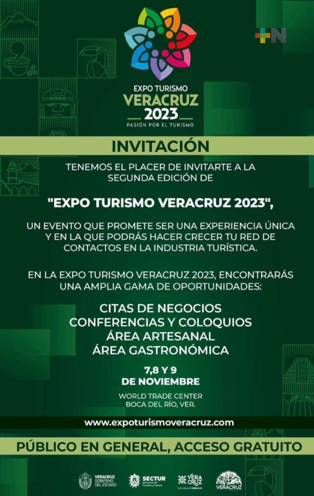 Expo Turismo 2023 en World Trade Center de Boca del Río; participan ocho países