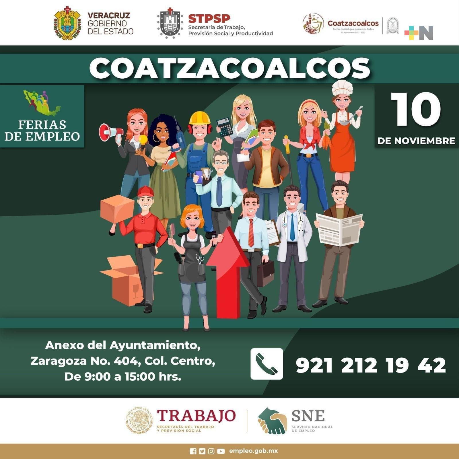 Feria del Empleo 2023 llega a Coatzacoalcos