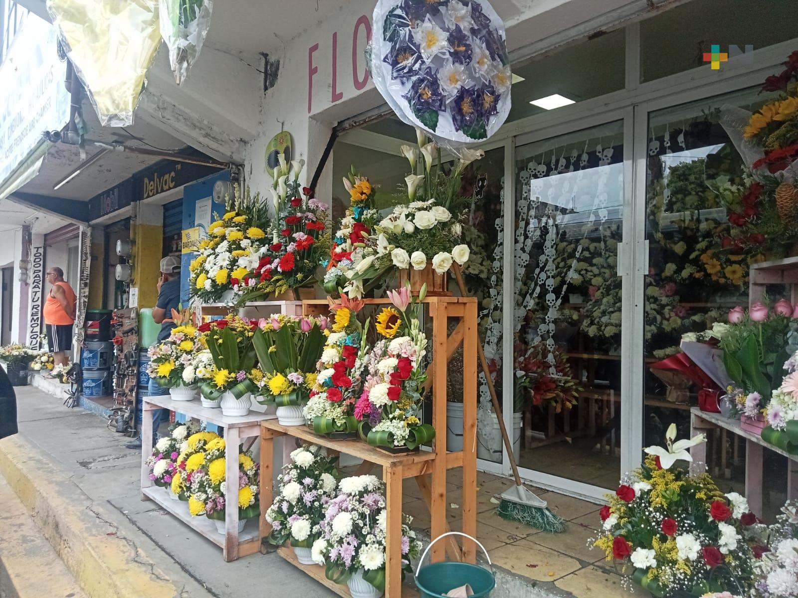 Creció en 60% la venta de flores en Boca del Río por Día de Muertos