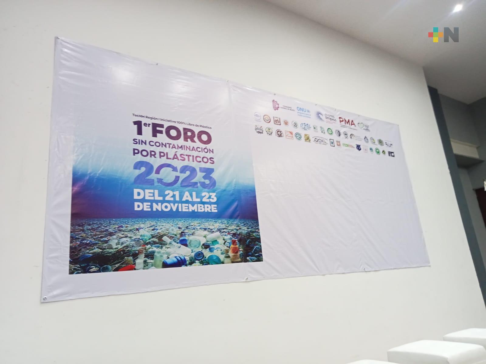 En tecnológico de Boca del Río, foro sobre contaminación por plásticos