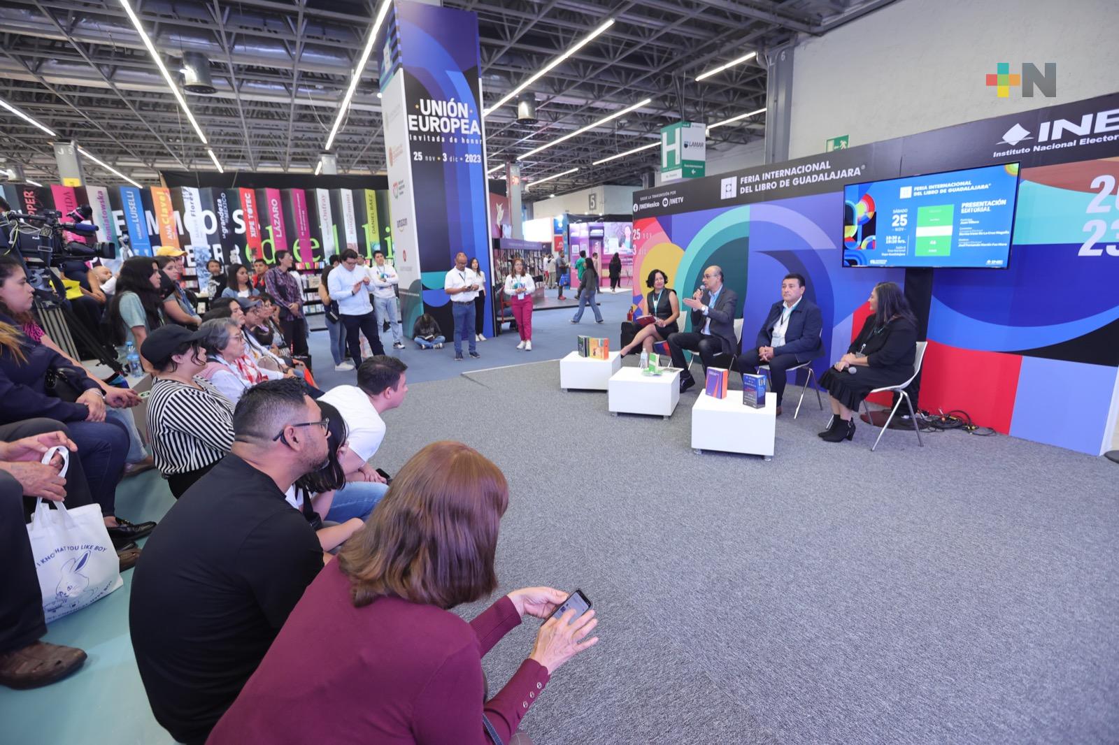 INE presente en la Feria Internacional del Libro de Guadalajara