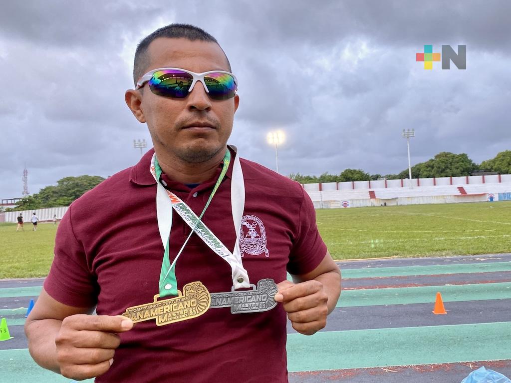 Josué García competirá en el Master Games de Atletismo,  en Xalapa