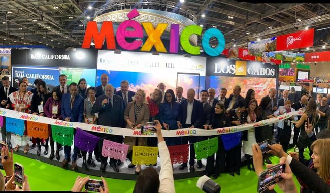 Inauguran pabellón de México en el World Travel Market en Londres, Reino Unido