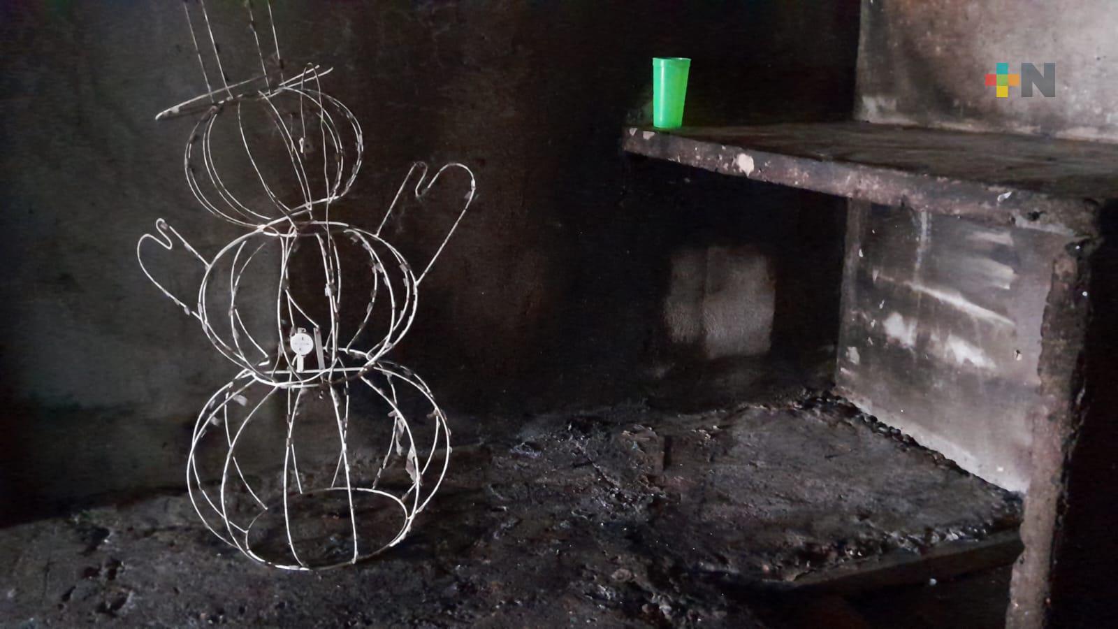 Incendio acaba con local de piñatas; pérdidas ascienden a los 80 mil pesos