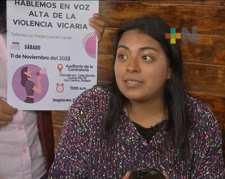 Asociación invita a taller “Hablemos en voz alta de la violencia vicaria”