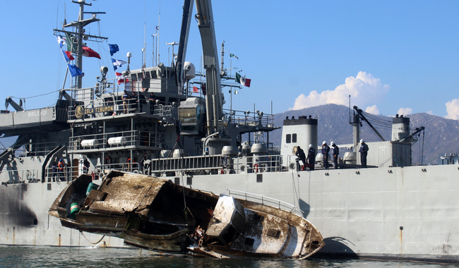 Marina continúa brindando apoyo a población afectada en Guerrero, huracán Otis