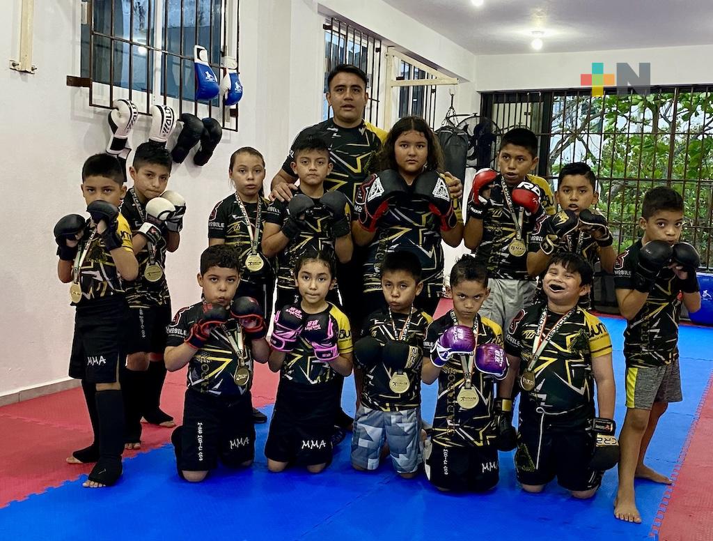 Destacan Gladiadores de Coatzacoalcos en Nacional de Artes Marciales Mixtas