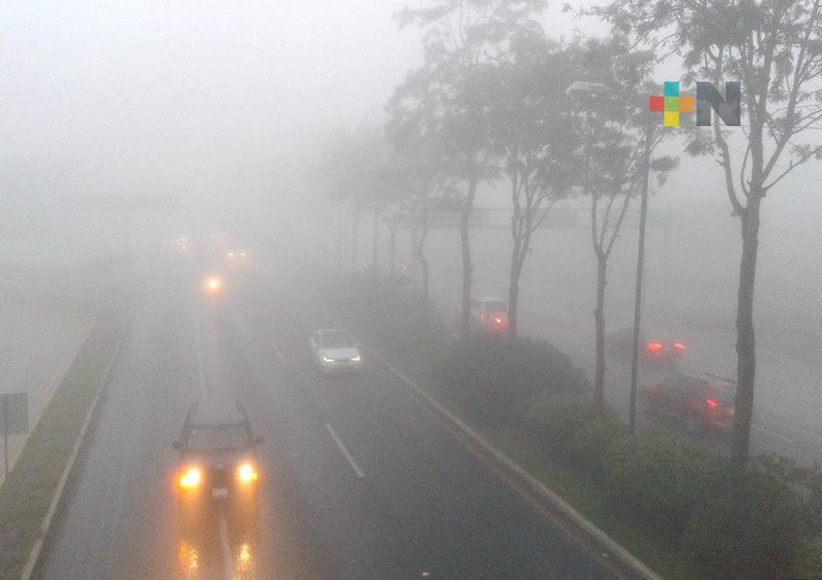 Masa de aire frío causa nieblas en el oriente y sureste del país