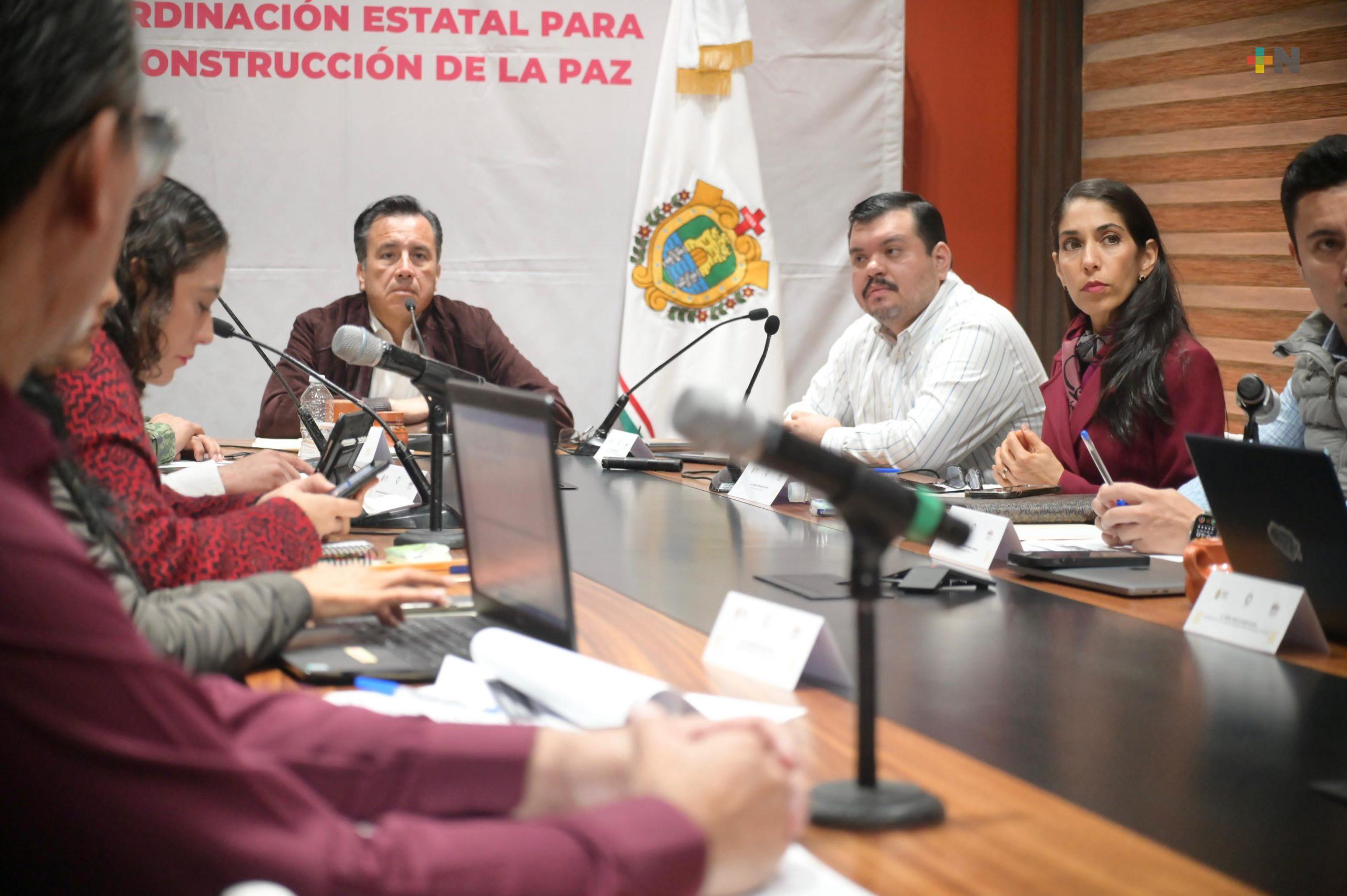 En Tlapacoyan sesiona la Mesa para la Construcción de la Paz