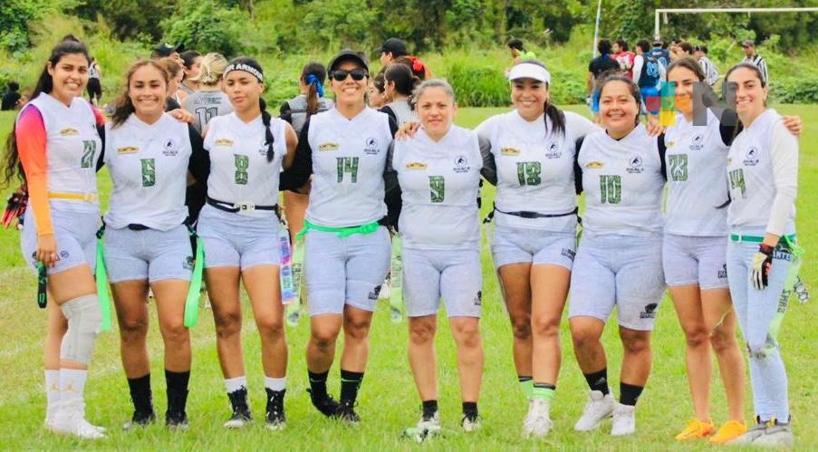 Dominan Panteras el escenario del flag football femenil estatal y regional