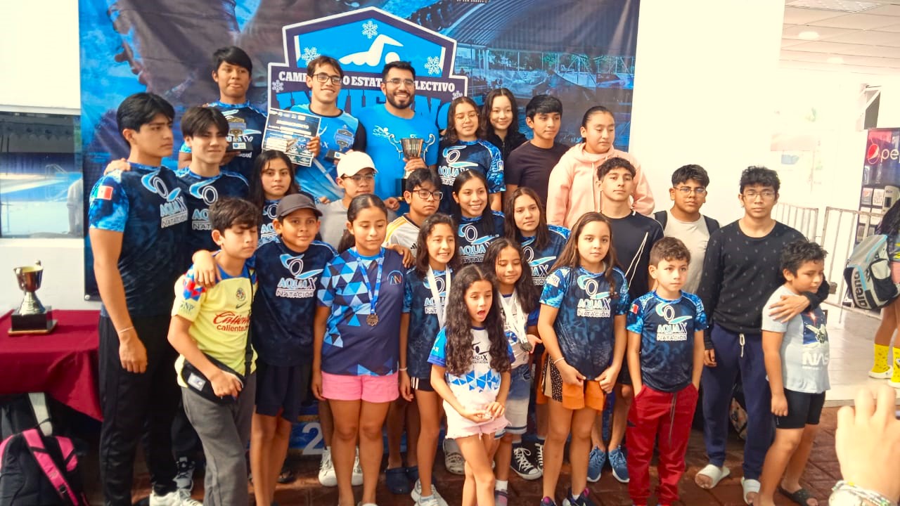 Pirañas Team campeón absoluto del Estatal de Natación 2023