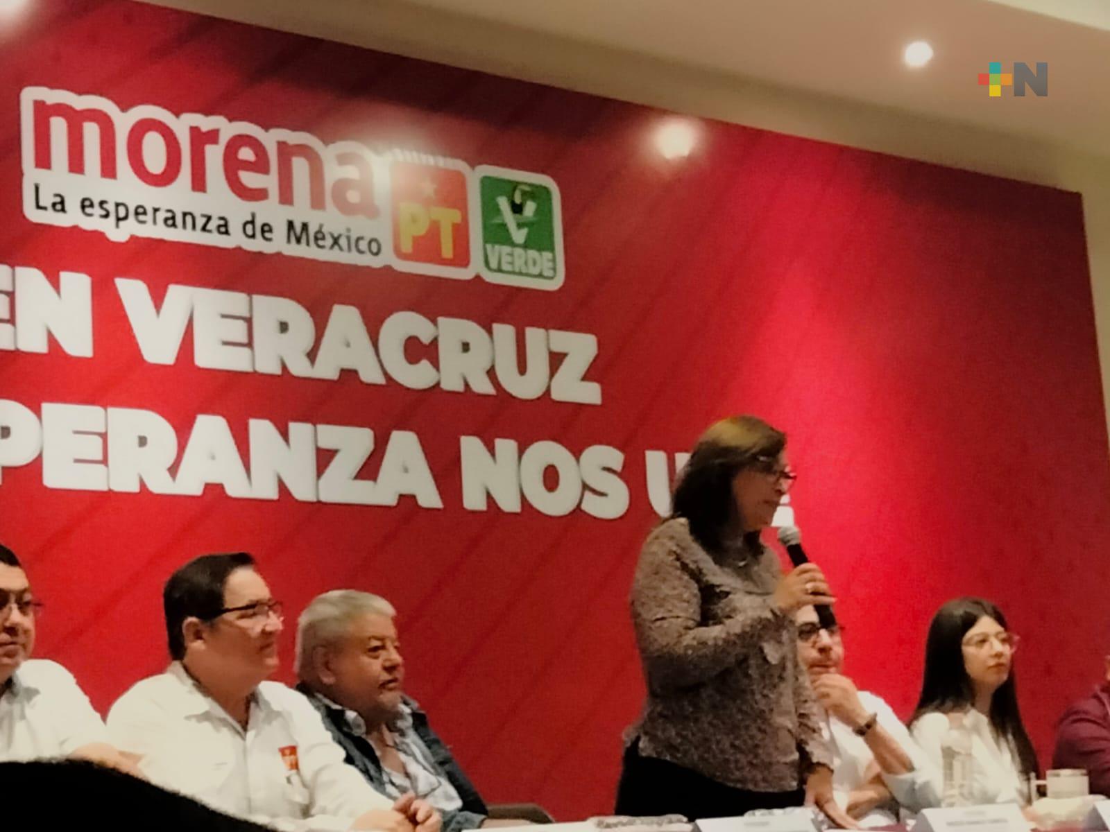 Rocío Nahle invita a sumarse a su equipo a participantes en proceso interno de Morena