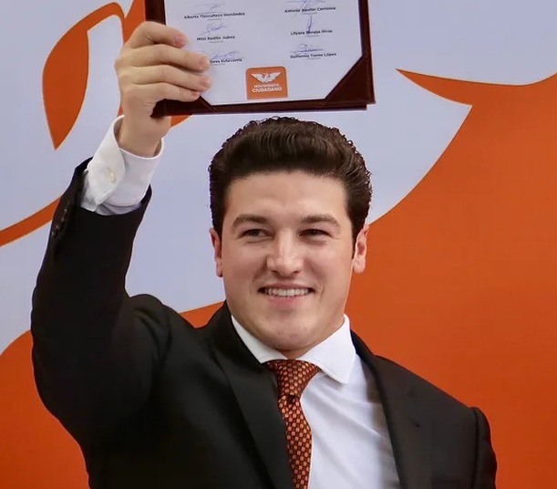 Samuel García se registró en  MC, va por la candidatura presidencial