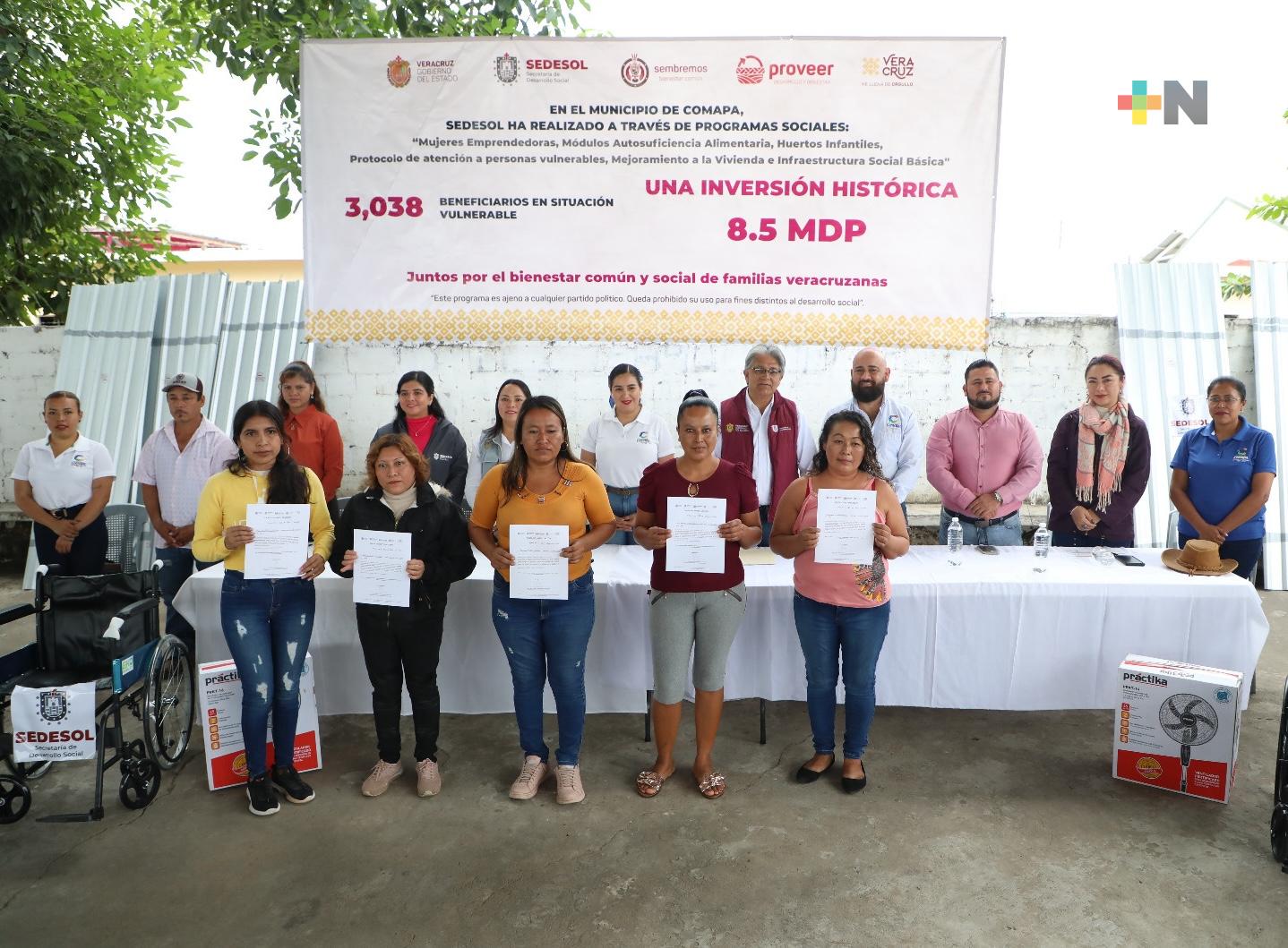 Con enfoque productivo, Sedesol combate la pobreza y genera economía local