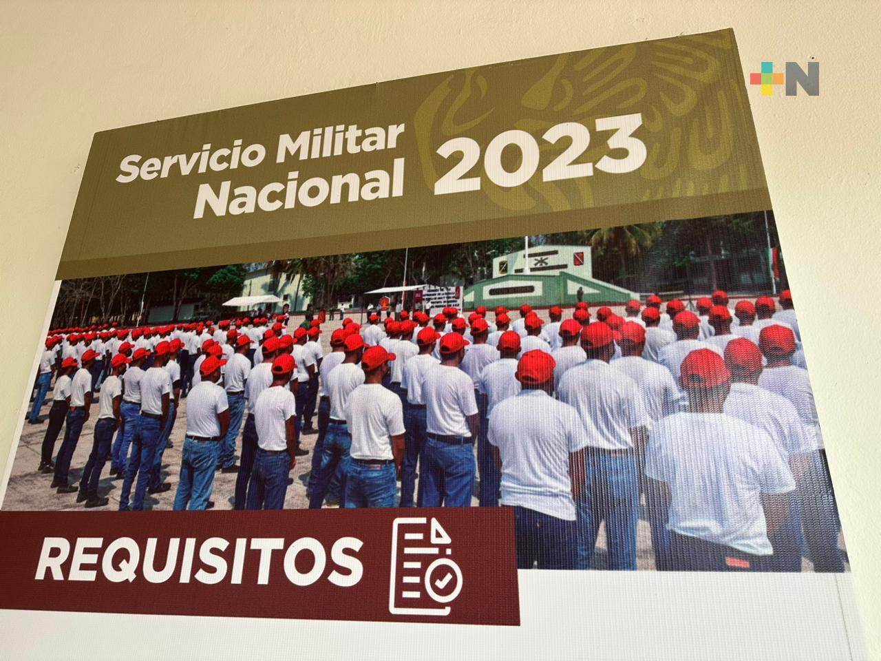 Mil 508 jóvenes participarán en sorteo de Servicio Nacional Militar 2023 en Coatza