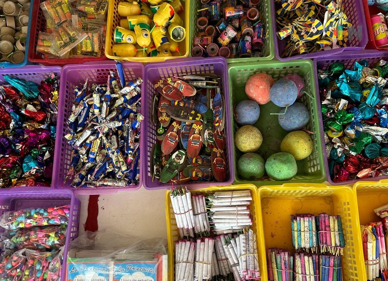 Inicia comercio autorizado de cohetes al poniente de Coatzacoalcos