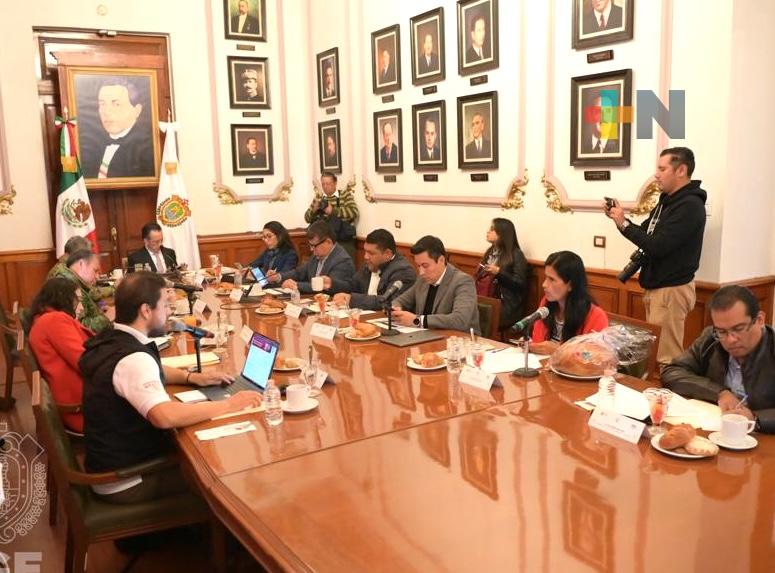 Mesa de Coesconpaz sesiona en Palacio de Gobierno