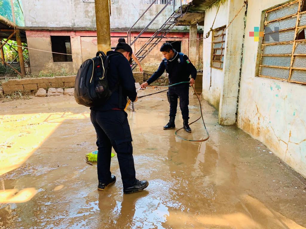 Gobierno estatal continúa los trabajos de recuperación en el sur