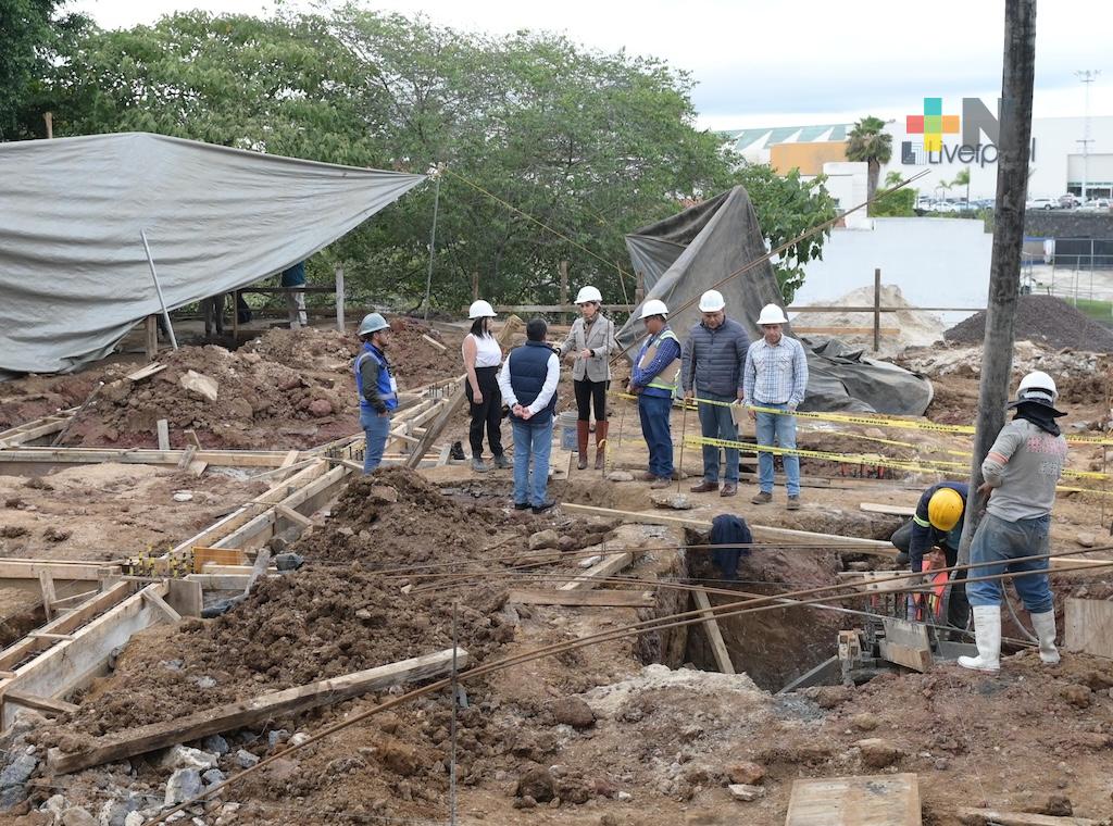 Fiscal general, Verónica Hernández supervisa construcción de la bodega de indicios