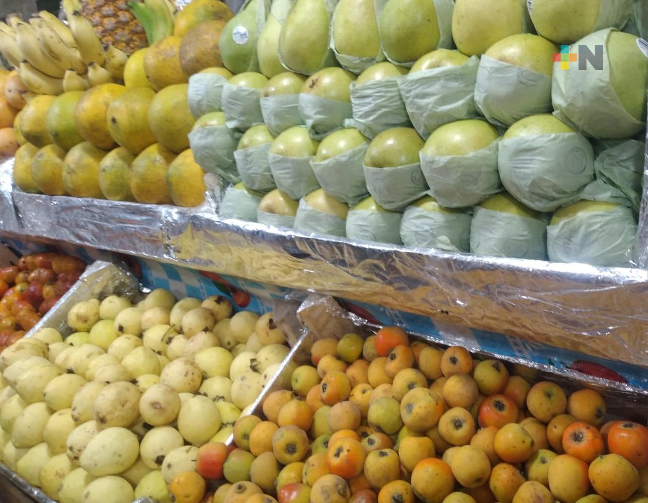 Comerciantes del mercado Zaragoza avizoran estabilidad en precio de fruta y verdura