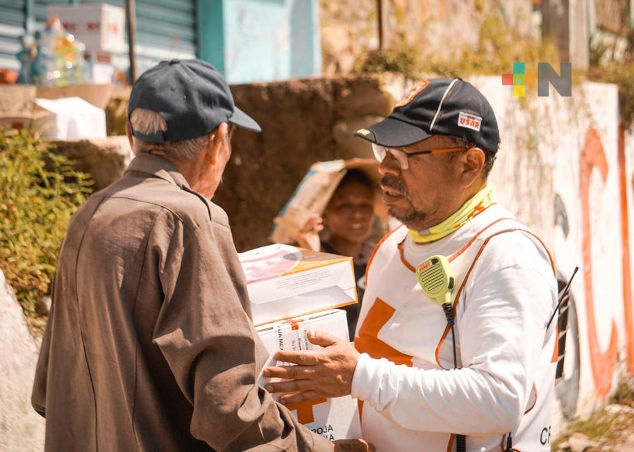 Entrega Cruz Roja más de mil 411 toneladas de ayuda humanitaria en Guerrero