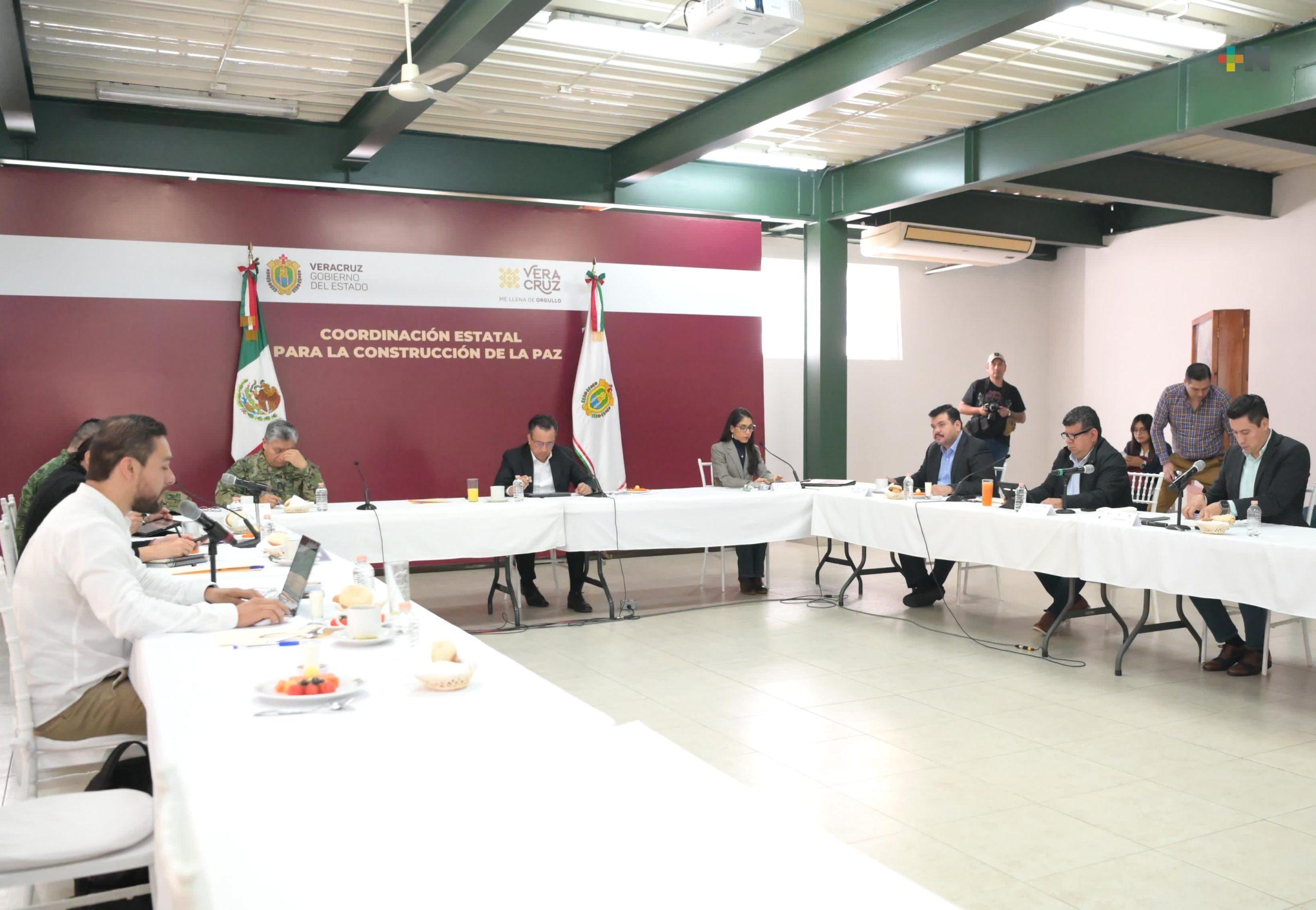Rinde informe FGE en la Mesa para Construcción de la Paz