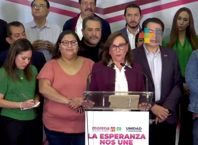 Morena en Veracruz se fortalece, vamos en unidad al 2024: Rocío Nahle