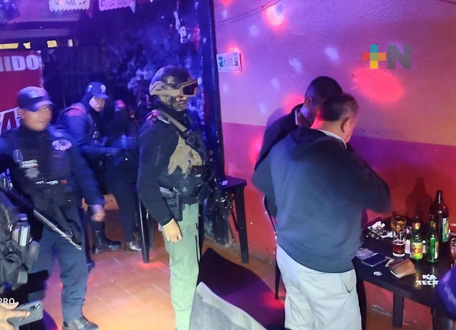 Más de dos mil 800 personas fueron inspeccionadas en «Operativo Bares y Cantinas»