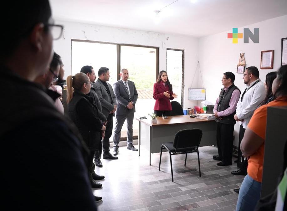 Fiscal general supervisa la Sub-unidad de Procuración de Justicia en Tlapacoyan