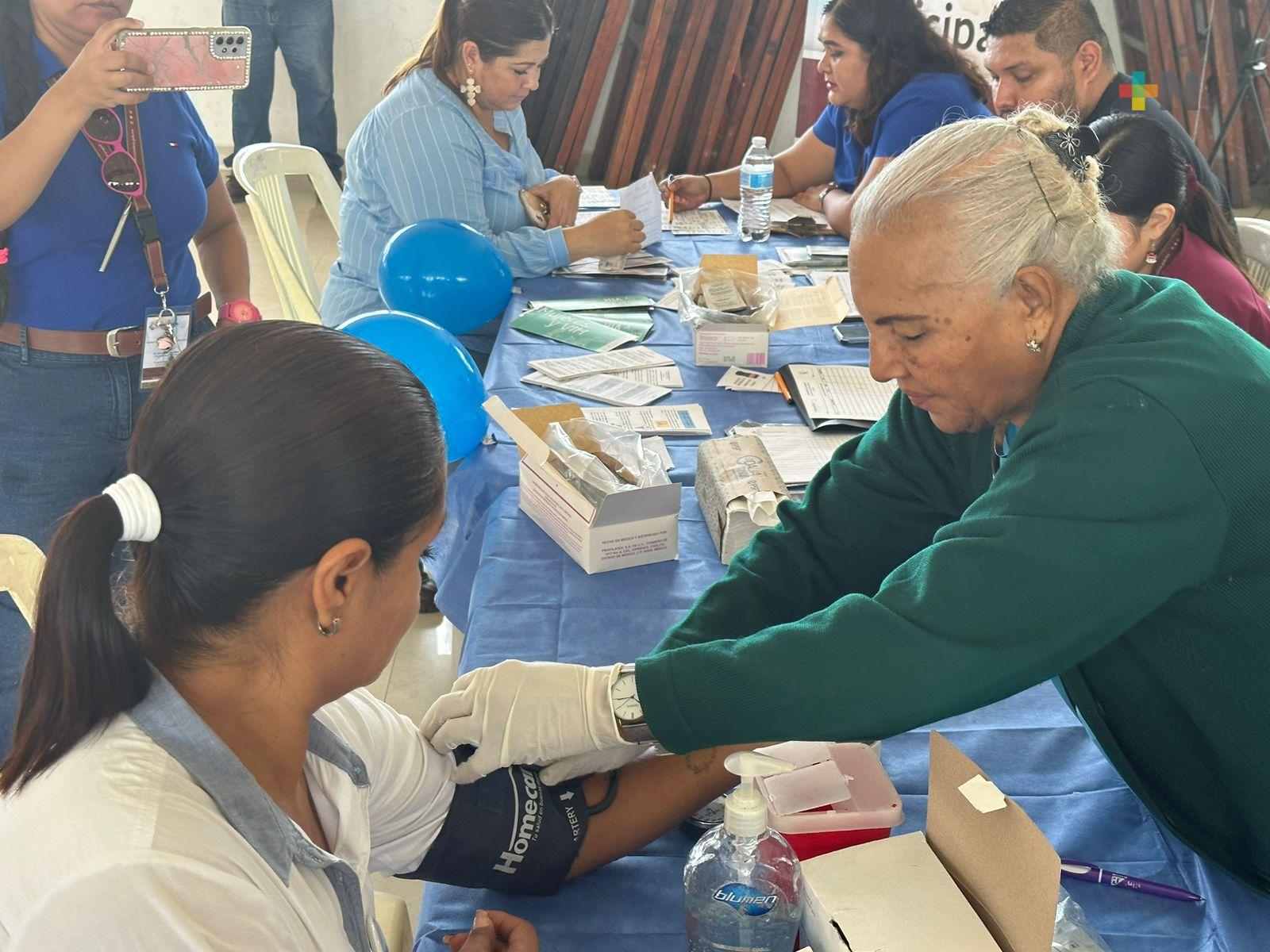 Promueven activación física y alimentación saludable para prevenir diabetes en Coatza