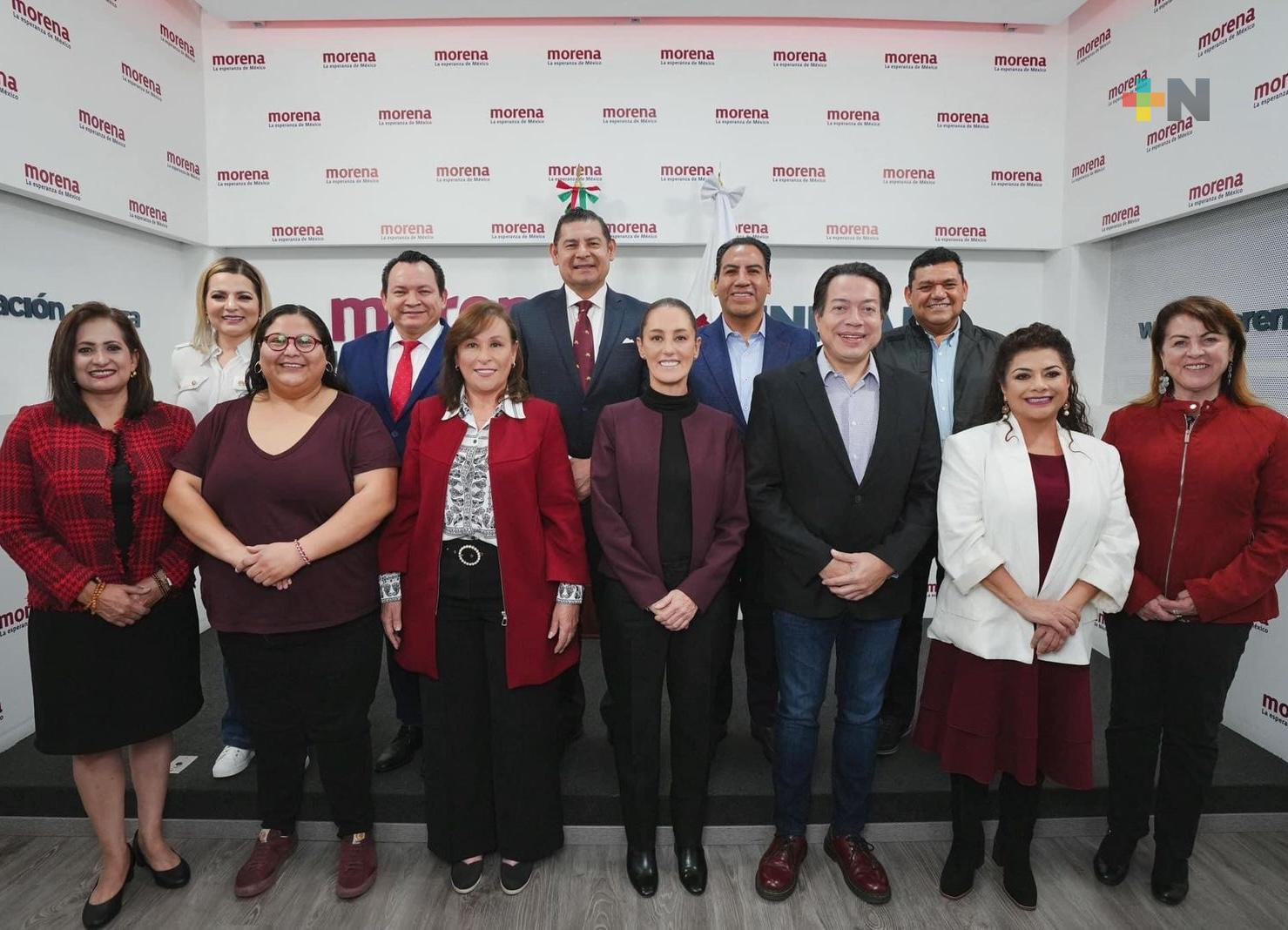 Morena va unido en procesos electorales 2024