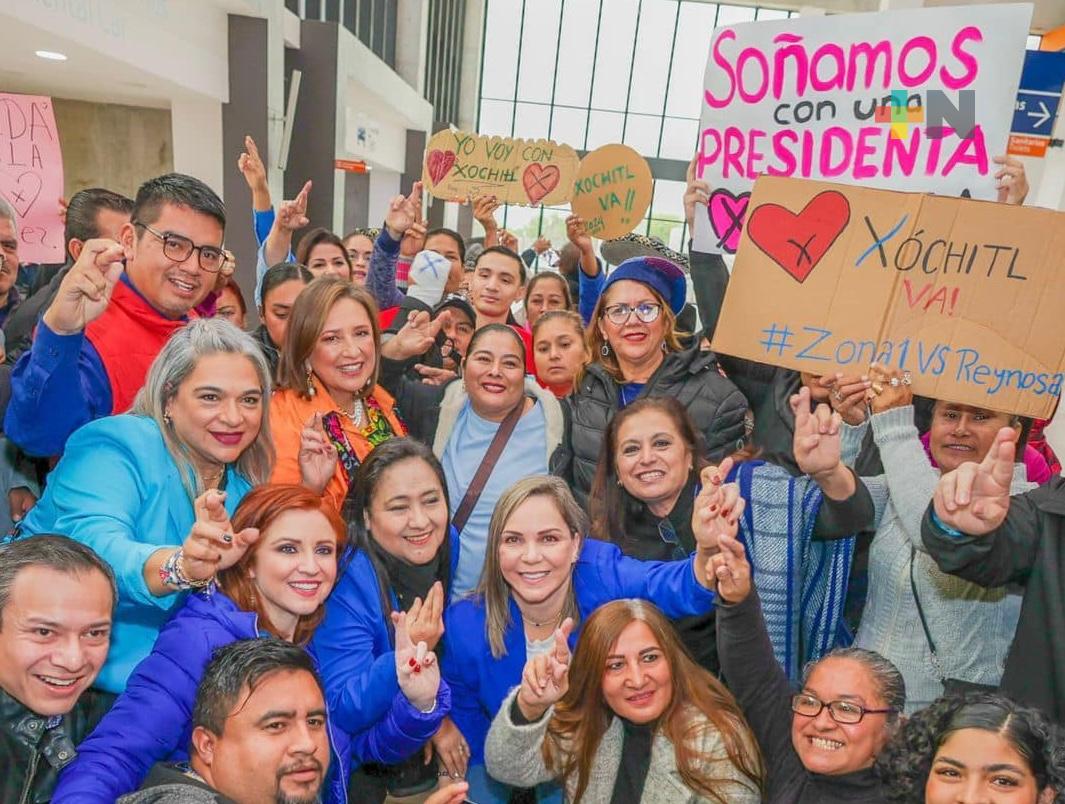 Xóchitl Gálvez Ruiz arrancó gira en Tamaulipas