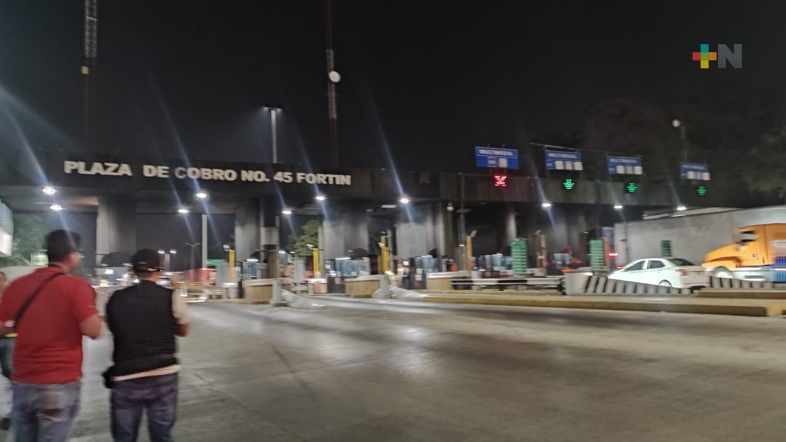 Iniciará demolición de caseta de cobro de Fortín