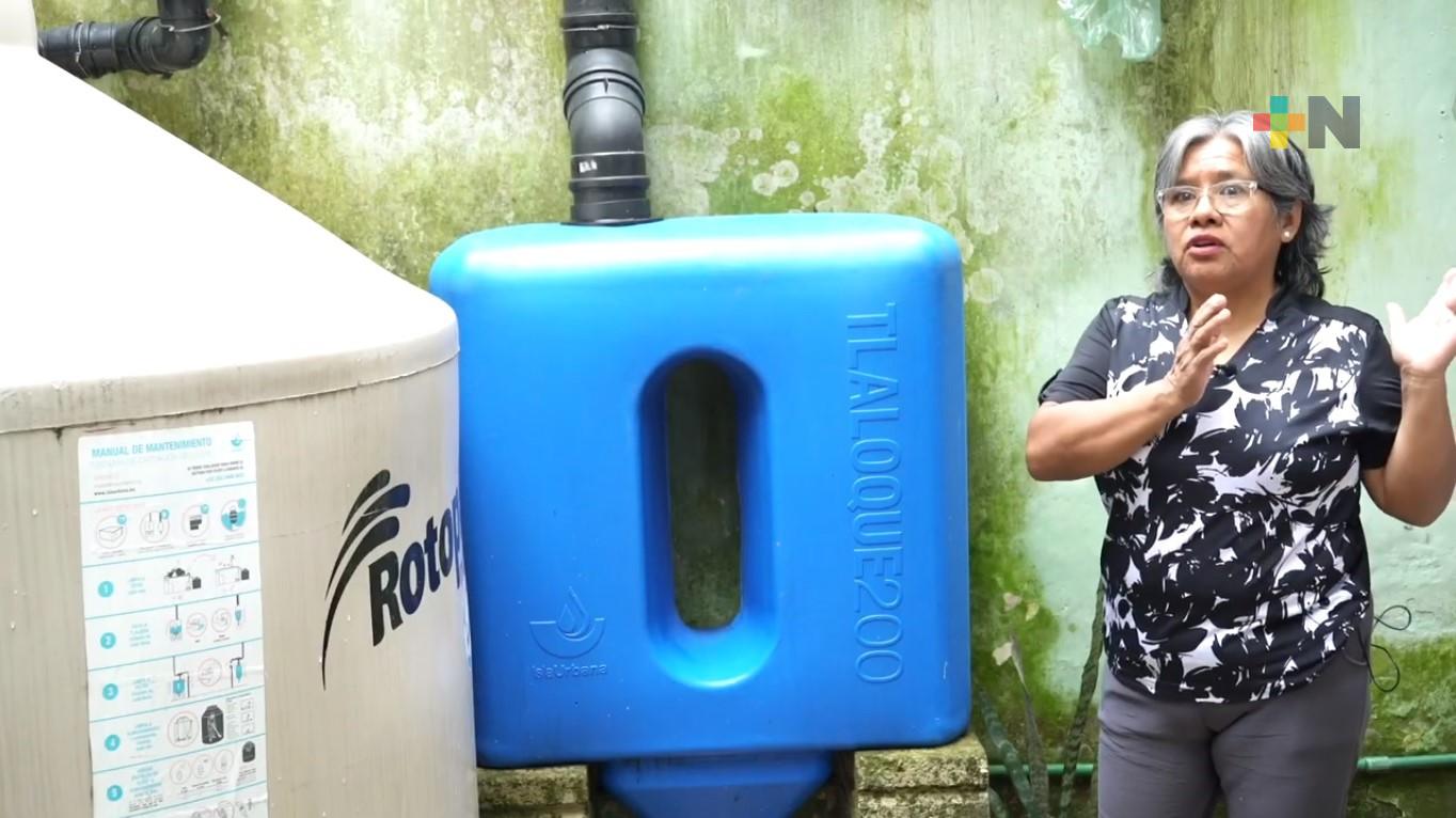 Invitan a captar agua de lluvia en Xalapa