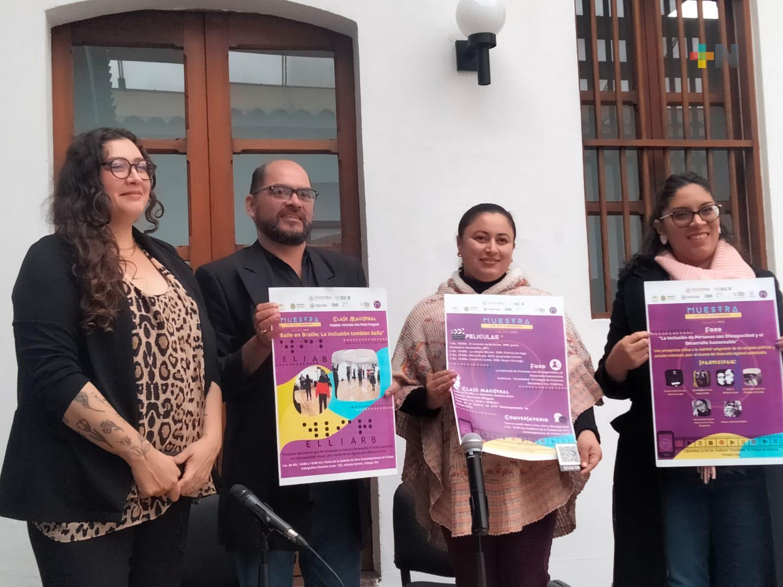 Se realizará en Xalapa muestra de cine, arte y discapacidad