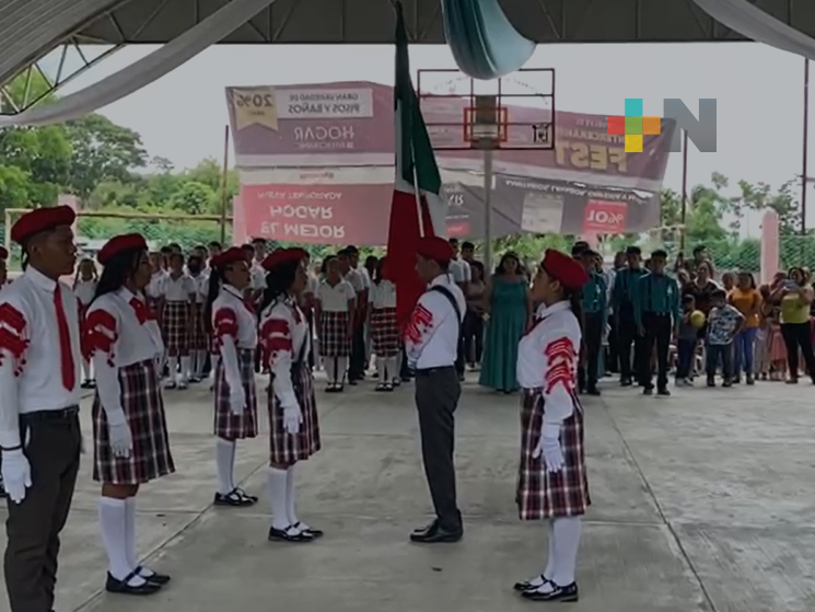 Preparan concurso de escoltas de telebachilleratos en zona Tuxpan para el 28 de noviembre