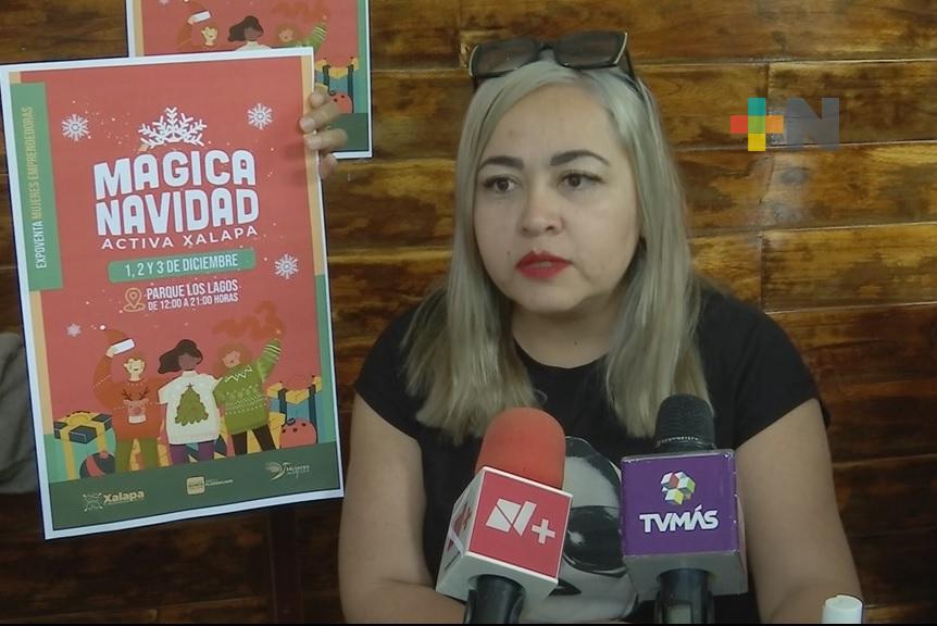 Expo venta Mágica Navidad 2023, en paseo de los Lagos de Xalapa