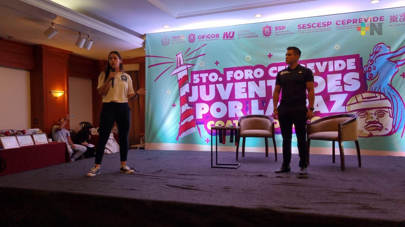 Foros para las Juventudes por la Paz llegaron a Coatzacoalcos