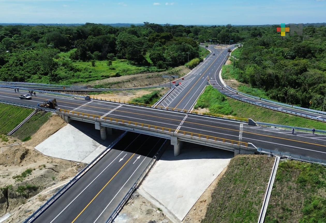 Alcanza la SICT el 90 por ciento de avance en el Libramiento de Sayula de Alemán