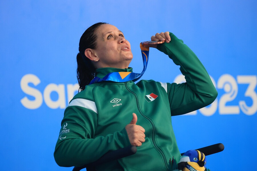 México suma tres medallas de bronce en paranatación de Santiago 2023