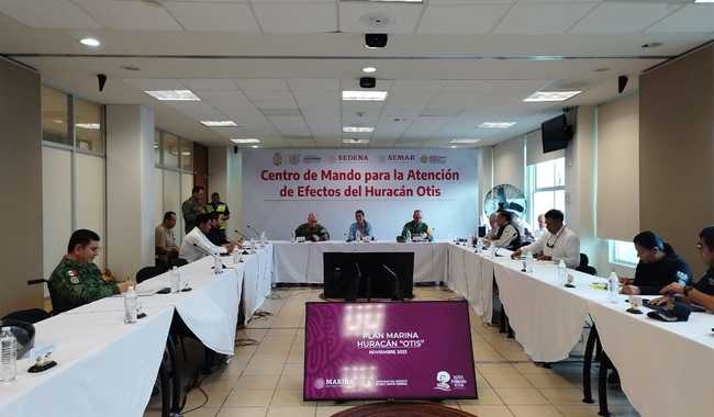 Trabajos para recuperación y atención a población afectada por Otis