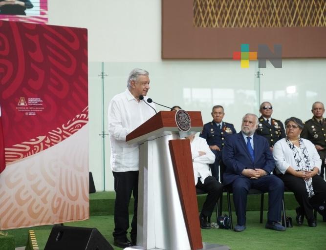 Presidente inaugura Aeropuerto Internacional»Felipe Carrillo Puerto» en Tulum