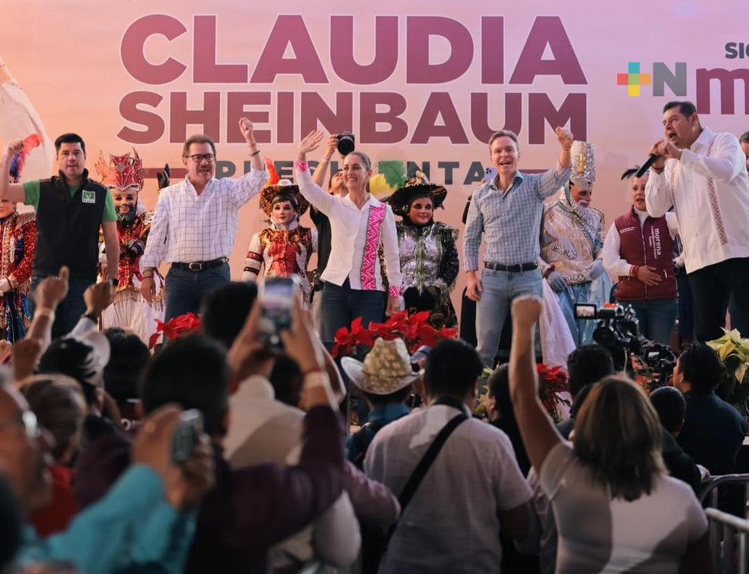Puebla con rumbo, a construir el segundo piso de la Transformación: Claudia Sheinbaum
