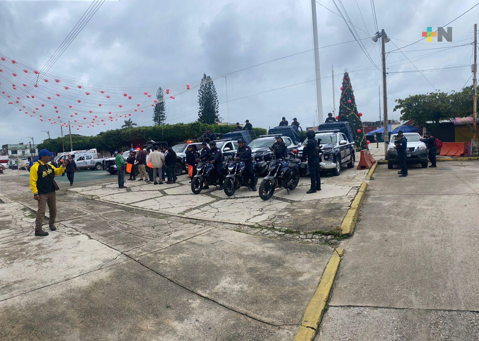 Inició operativo Guadalupe-Reyes en Las Choapas, informa la SSP